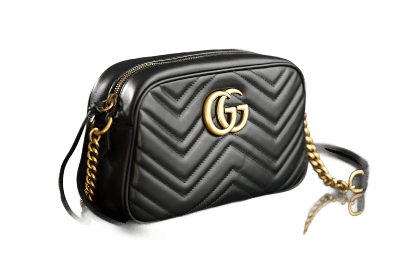 Quilted leather shoulder bag